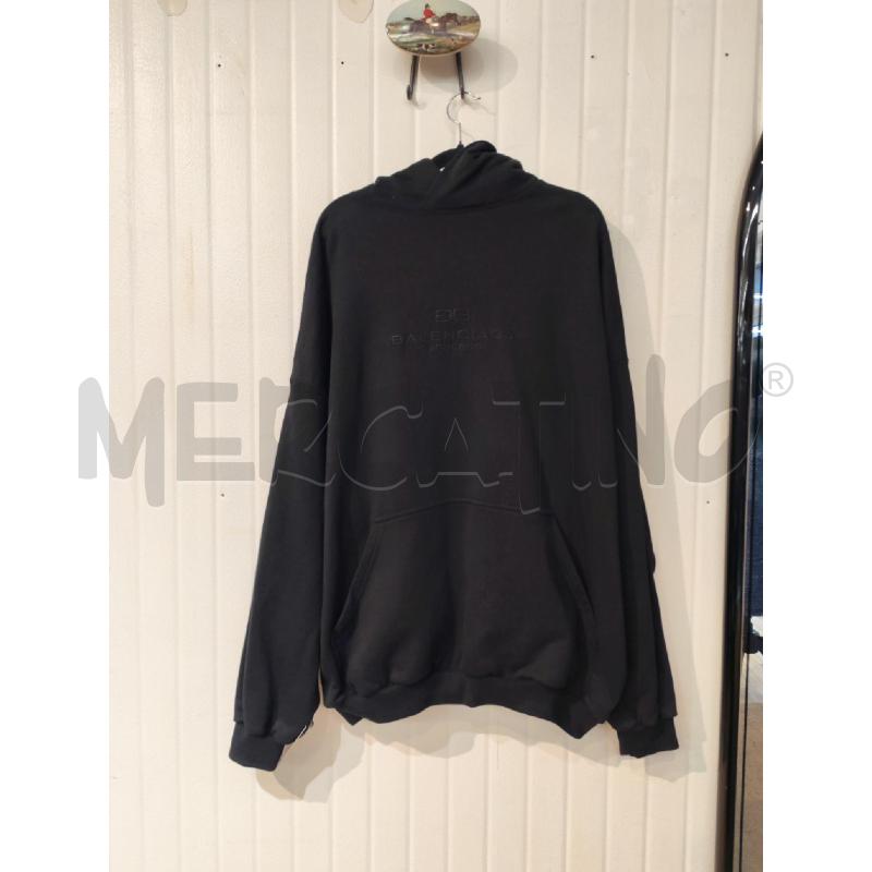 FELPA UOMO BALENCIAGA NERA | Mercatino dell'Usato Mestre 1