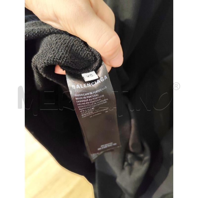 FELPA UOMO BALENCIAGA NERA | Mercatino dell'Usato Mestre 5