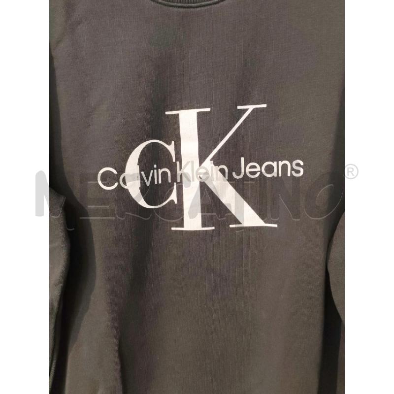 FELPA UOMO CALVIN KLEIN  NERA GARZATA | Mercatino dell'Usato Mestre 2