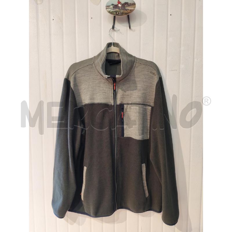 FELPA UOMO CAMPAGNOLO VERDE MILITARE CON CERNIERA | Mercatino dell'Usato Mestre 1