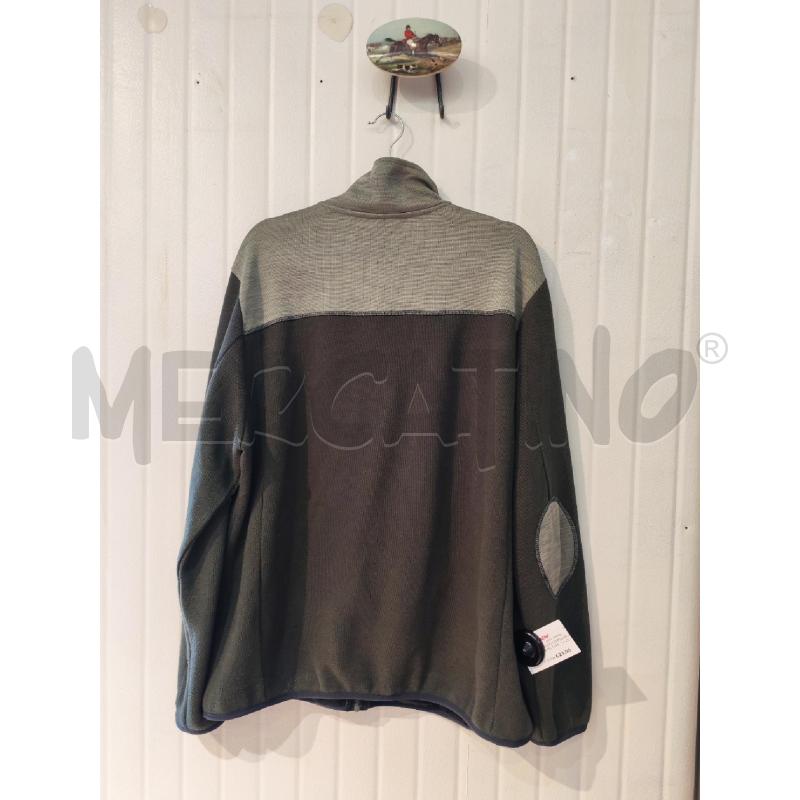 FELPA UOMO CAMPAGNOLO VERDE MILITARE CON CERNIERA | Mercatino dell'Usato Mestre 3