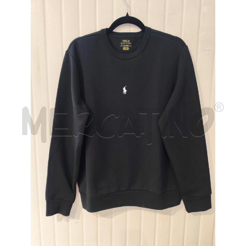 FELPA UOMO POLO RALPH LAUREN NERA LOGO BIANCO | Mercatino dell'Usato Mestre 1