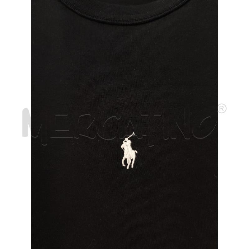 FELPA UOMO POLO RALPH LAUREN NERA LOGO BIANCO | Mercatino dell'Usato Mestre 2