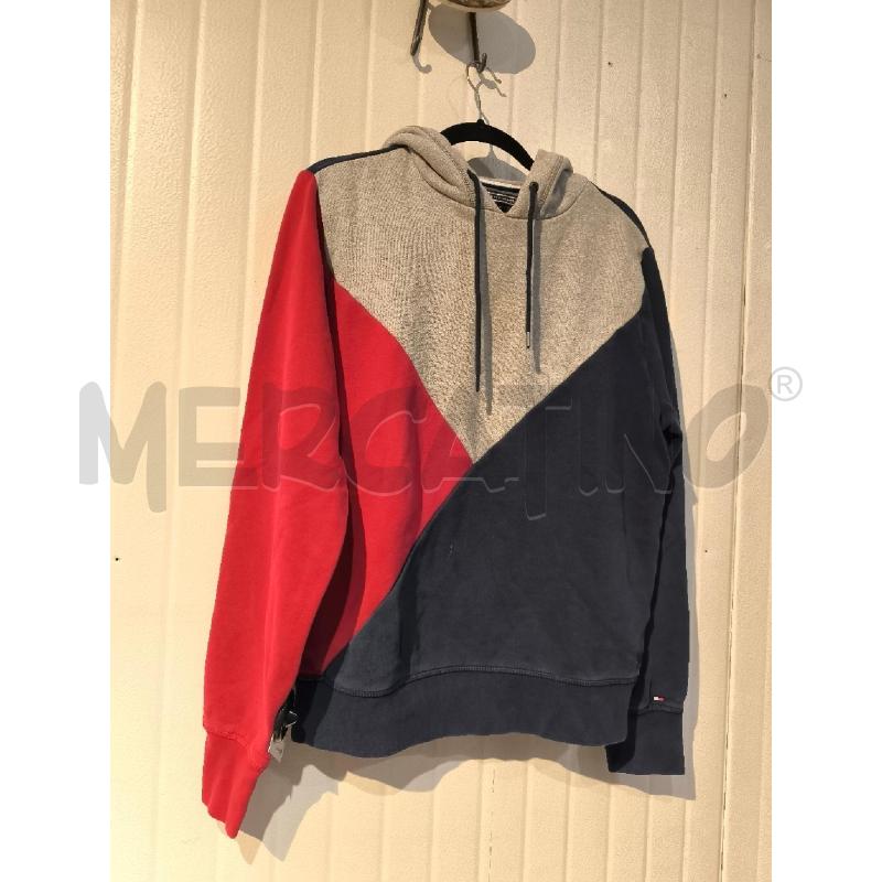 FELPA UOMO TOMMY HILFIGER BLU ROSSA E GRIGIA | Mercatino dell'Usato Mestre 3