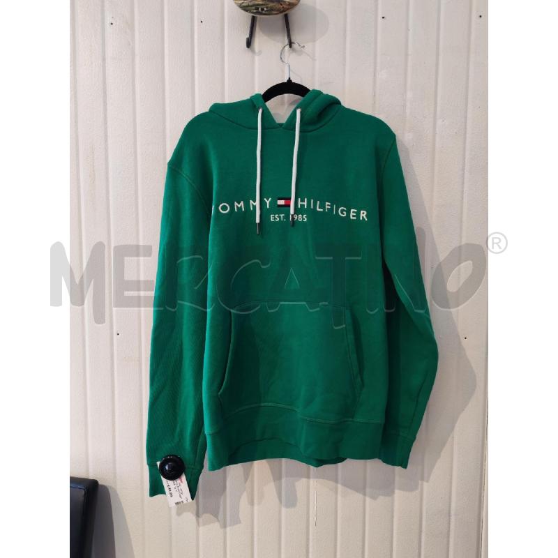 FELPA UOMO TOMMY HILFIGER VERDE | Mercatino dell'Usato Mestre 1