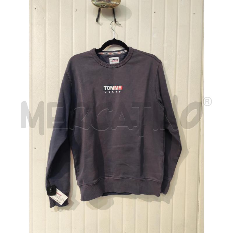 FELPA UOMO TOMMY JEANS BLU SLAVATO | Mercatino dell'Usato Mestre 1