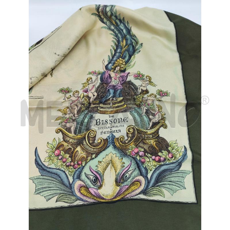 FOULARD BISSONE VENEZIA BEIGE PURA SETA | Mercatino dell'Usato Mestre 3