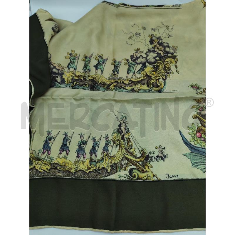 FOULARD BISSONE VENEZIA BEIGE PURA SETA | Mercatino dell'Usato Mestre 4