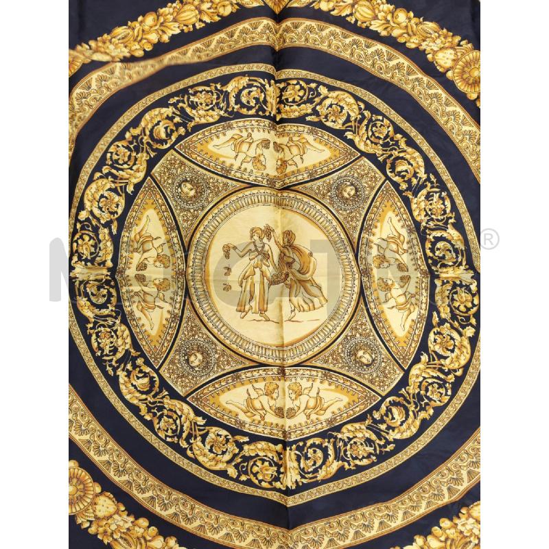 FOULARD FURSTENBERG COUTURE NERO DORATO FANTASIA | Mercatino dell'Usato Mestre 2