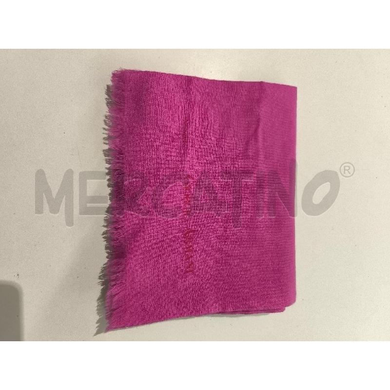 FOULARD GIORGIO ARMANI I PARALLELI ROSA SCRITTA ROSA | Mercatino dell'Usato Mestre 1