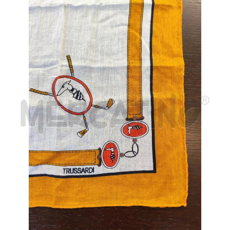 FOULARD TRUSSARDI BIANCO ARANCIO  | Mercatino dell'Usato Mestre 2
