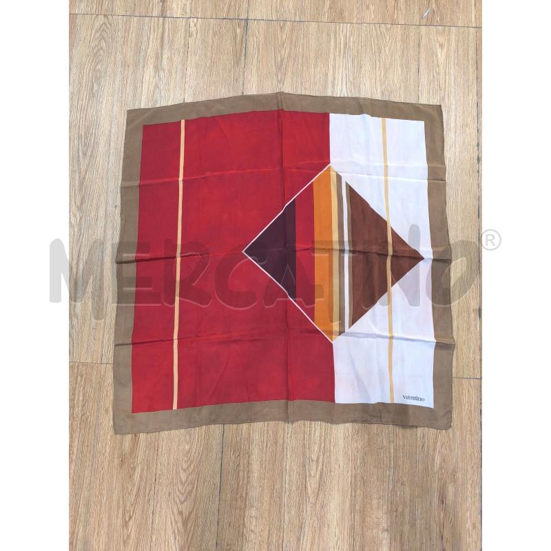 FOULARD VALENTINO MARRONE ROSSO | Mercatino dell'Usato Mestre 1