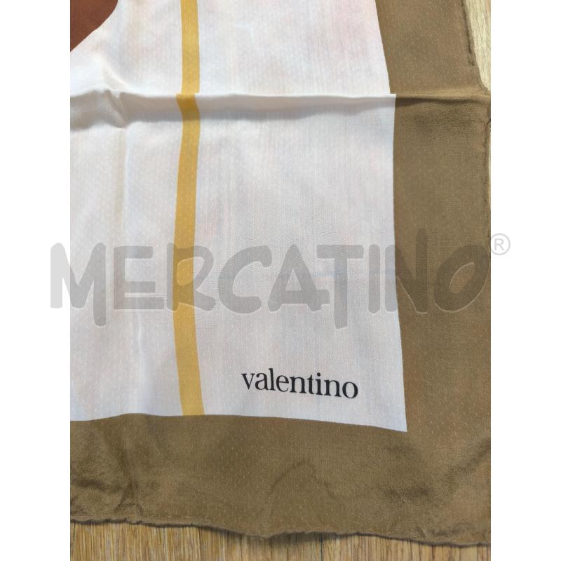 FOULARD VALENTINO MARRONE ROSSO | Mercatino dell'Usato Mestre 2