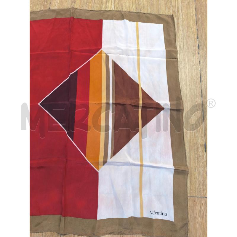 FOULARD VALENTINO MARRONE ROSSO | Mercatino dell'Usato Mestre 5