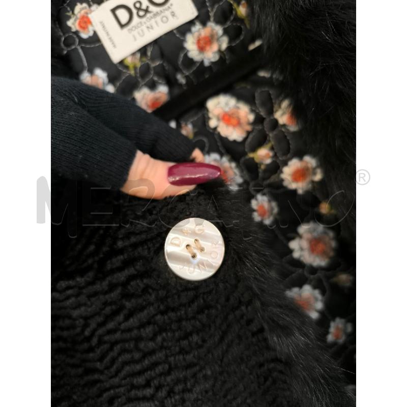 GIACCA BAMBINO DOLCE E GABBANA NERA ECOPELLICCIA | Mercatino dell'Usato Mestre 4