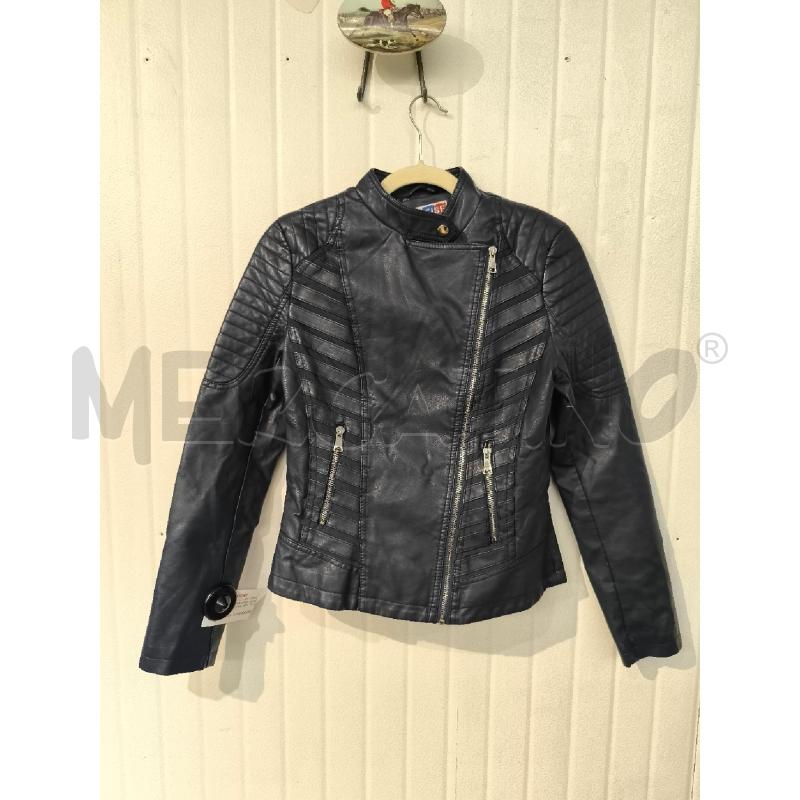 GIACCA DONNA BLUDEISE BLU SIMIL VERA PELLE  | Mercatino dell'Usato Mestre 1