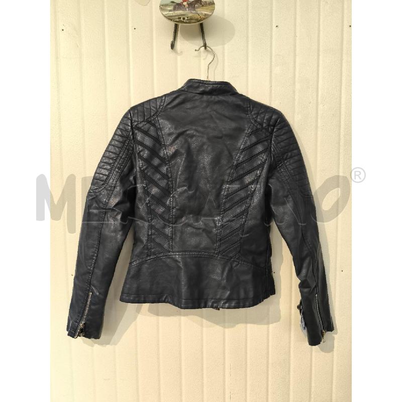 GIACCA DONNA BLUDEISE BLU SIMIL VERA PELLE  | Mercatino dell'Usato Mestre 4