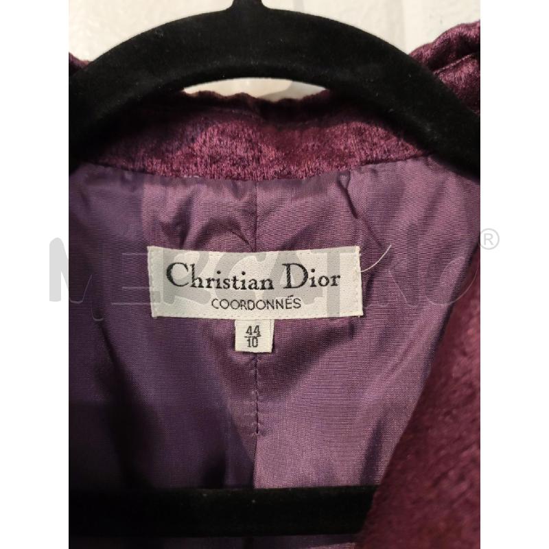 GIACCA DONNA CHRISTIAN DIOR COORDONNES VIOLA | Mercatino dell'Usato Mestre 2