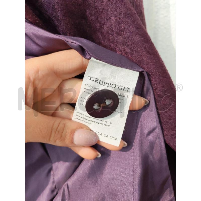 GIACCA DONNA CHRISTIAN DIOR COORDONNES VIOLA | Mercatino dell'Usato Mestre 5