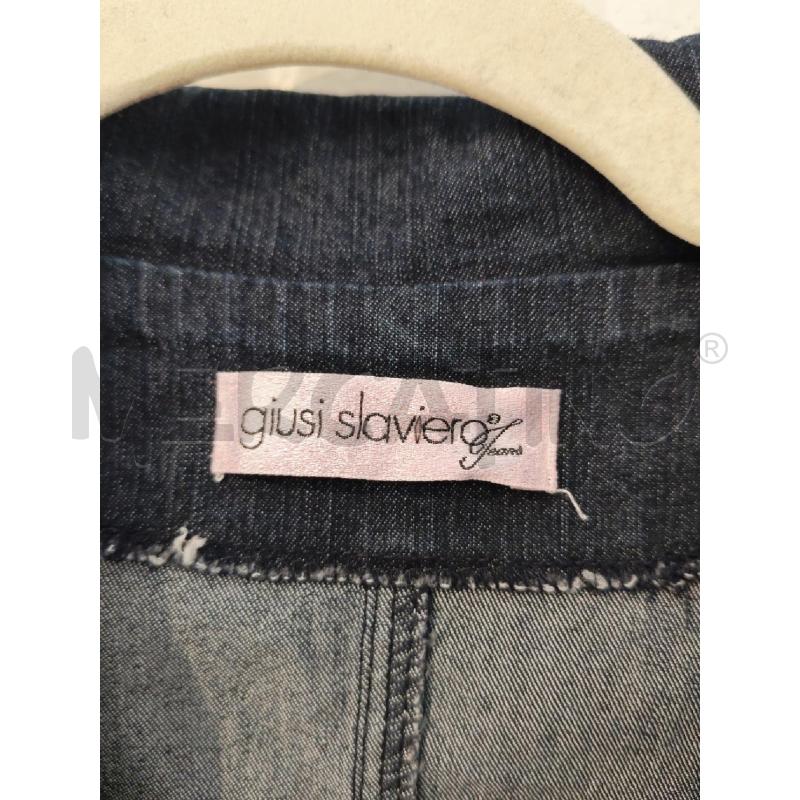 GIACCA DONNA GIUSI SLAVIERO JEANS SFIANCATA | Mercatino dell'Usato Mestre 2