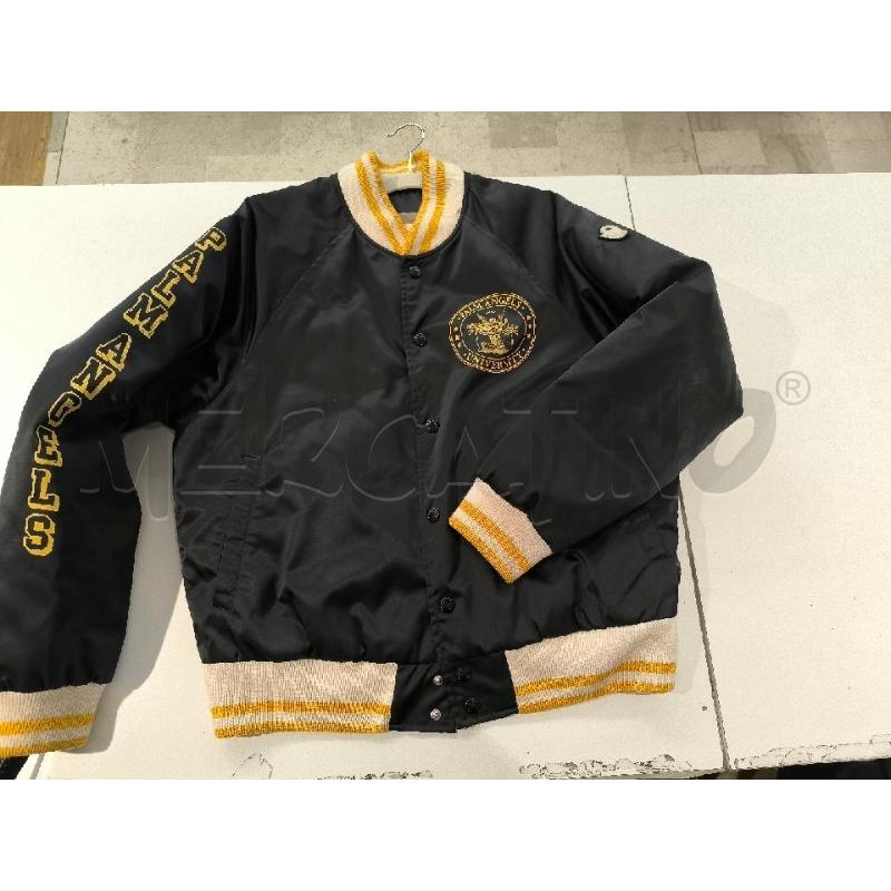 GIACCA DONNA MONCLER X PALM ANGELS NERO  PROFILI GIALLI | Mercatino dell'Usato Mestre 1
