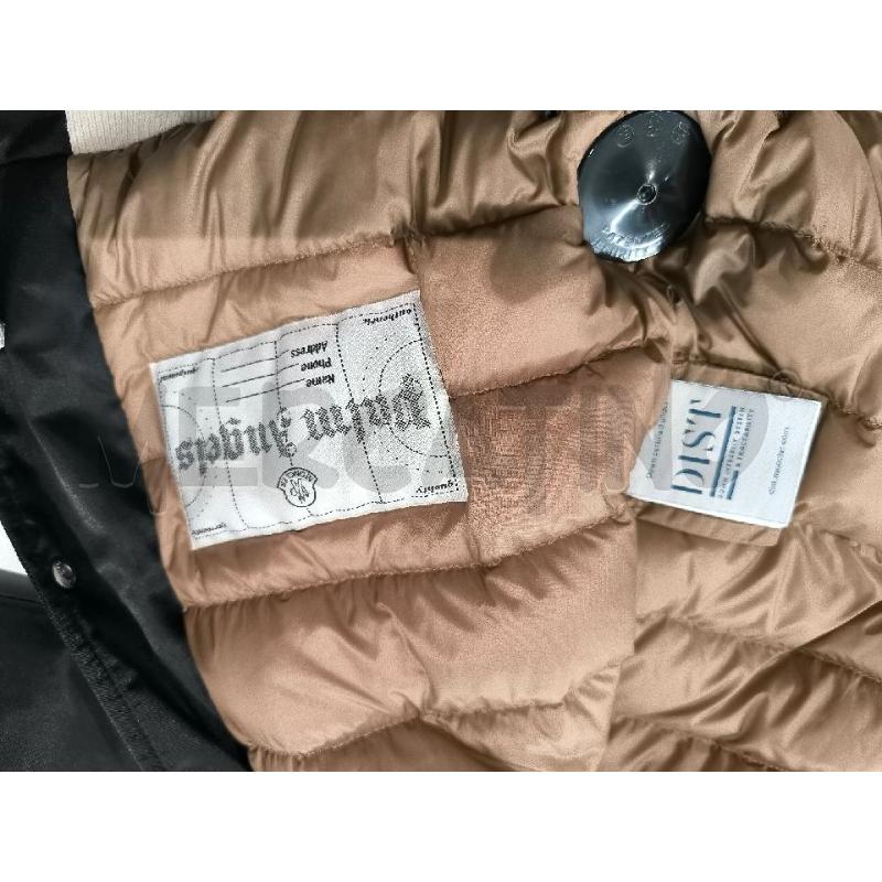 GIACCA DONNA MONCLER X PALM ANGELS NERO  PROFILI GIALLI | Mercatino dell'Usato Mestre 3
