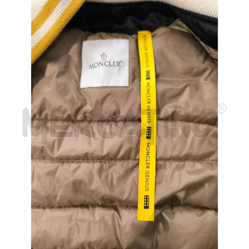 GIACCA DONNA MONCLER X PALM ANGELS NERO  PROFILI GIALLI | Mercatino dell'Usato Mestre 4