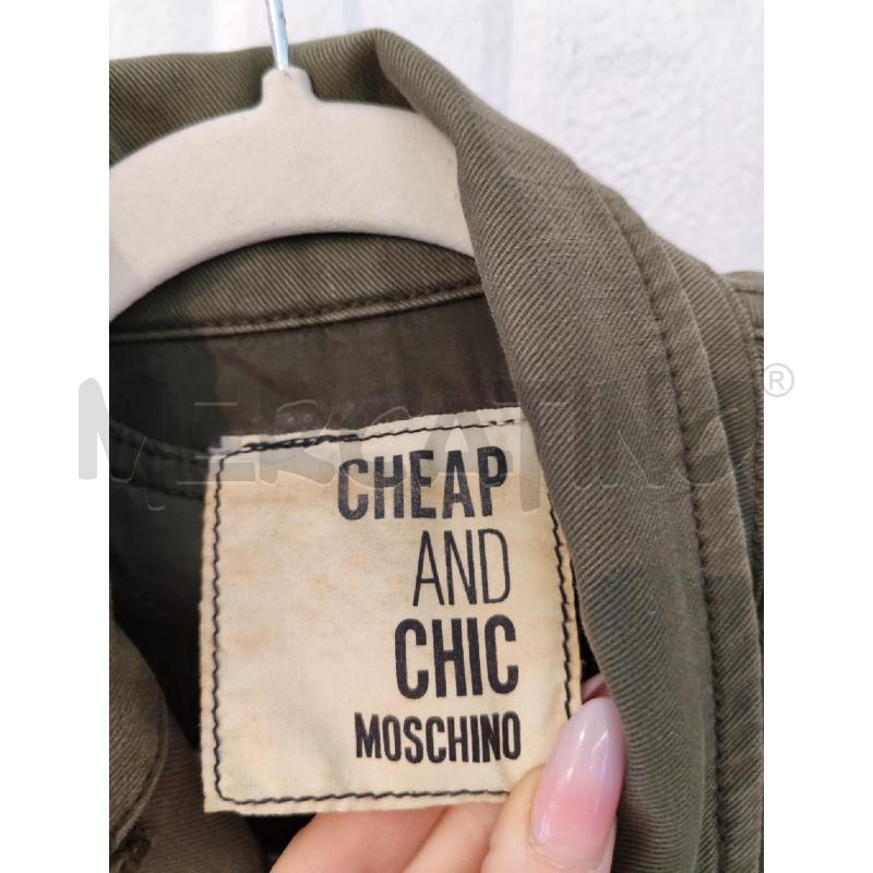 GIACCA DONNA MOSCHINO CHEAP AND CHIC VERDE MILITARE | Mercatino dell'Usato Mestre 2