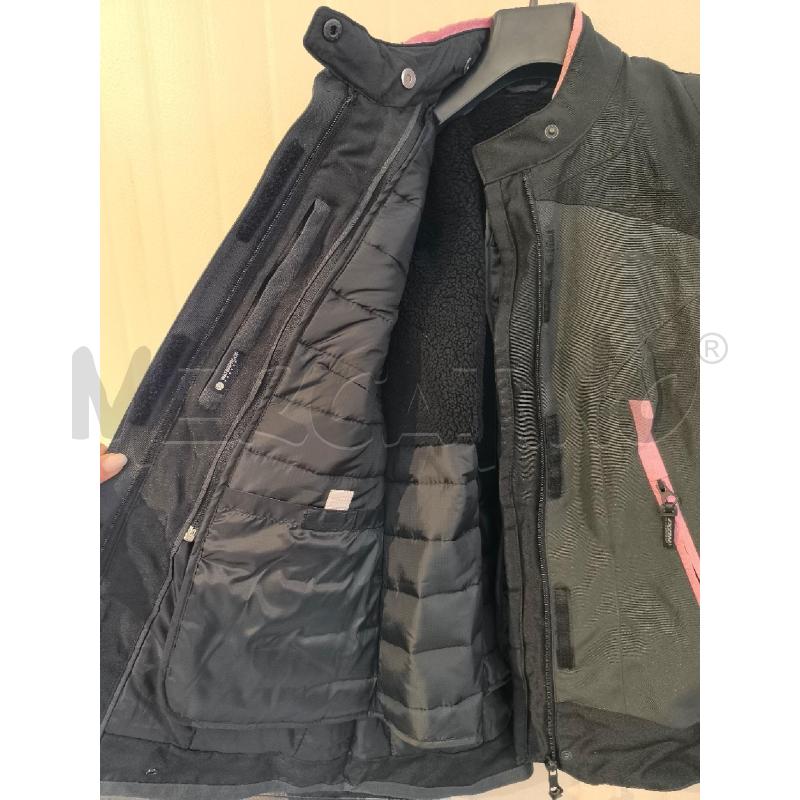 GIACCA DONNA MOTO IXON NERA E ROSA | Mercatino dell'Usato Mestre 4