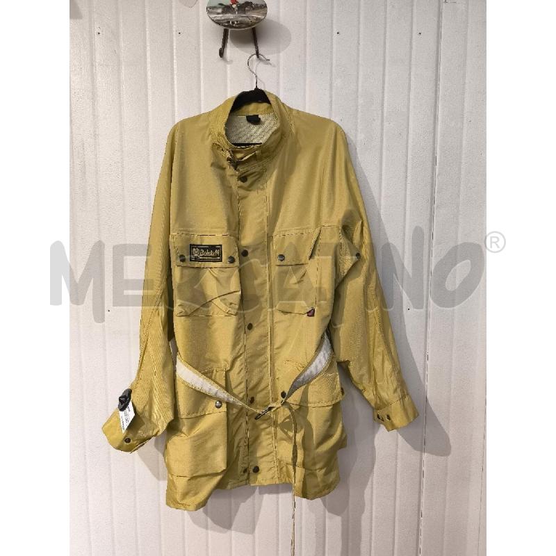 GIACCA UOMO BELSTAFF MARRONE CHIARO CON CINTURA E TASCHE  | Mercatino dell'Usato Mestre 1