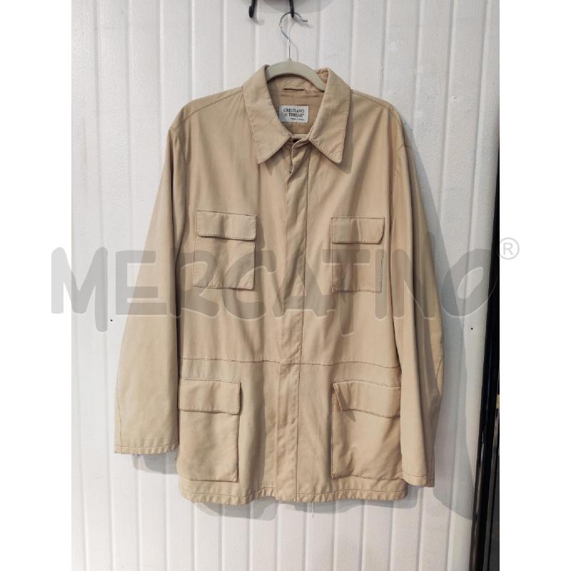 GIACCA UOMO CRISTIANO DI THIENE BEIGE PELLE | Mercatino dell'Usato Mestre 1