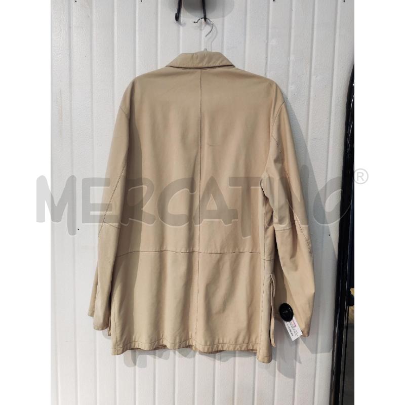 GIACCA UOMO CRISTIANO DI THIENE BEIGE PELLE | Mercatino dell'Usato Mestre 3