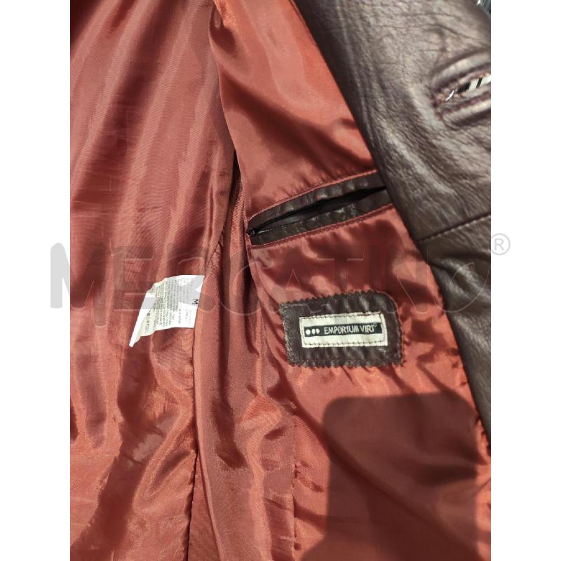 GIACCA UOMO EMPORIUM VIRI PELLE MARRONE | Mercatino dell'Usato Mestre 4