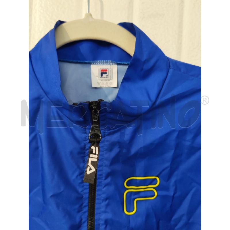 GIACCA UOMO FILA IMPERMEABILE BLU GIALLO | Mercatino dell'Usato Mestre 2