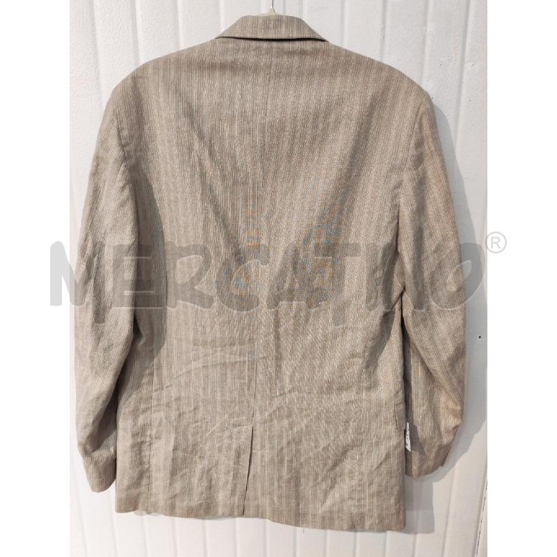 GIACCA UOMO GASHGAJS BEIGE RIGHINE 80% LINO | Mercatino dell'Usato Mestre 4