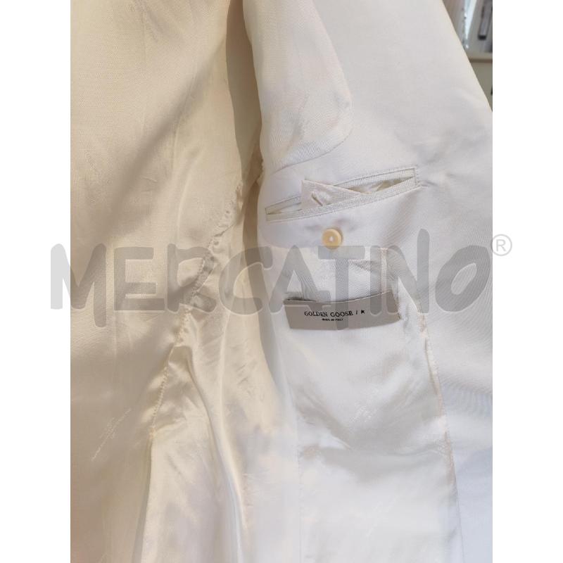 GIACCA UOMO GOLDEN GOOSE BIANCA BOTTONI LEGNO | Mercatino dell'Usato Mestre 4