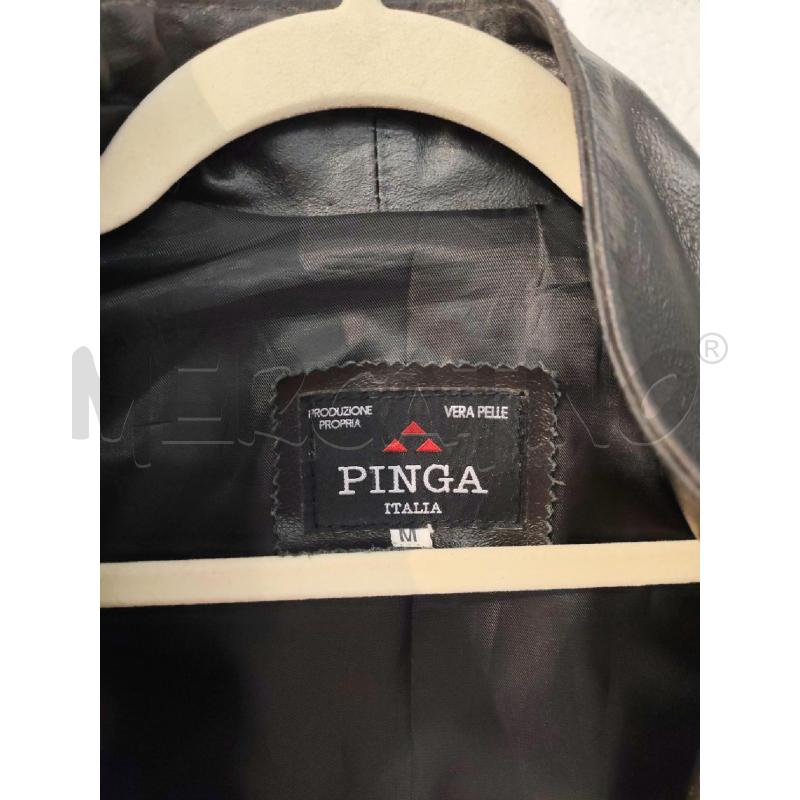 GIACCA UOMO PINGA ITALIA VERA PELLE NERA | Mercatino dell'Usato Mestre 3