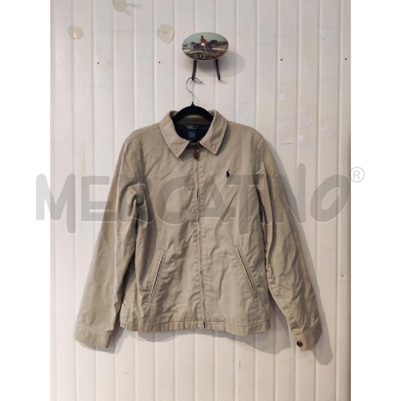 GIACCA UOMO POLO RALPH LAUREN BEIGE CON CERNIERA | Mercatino dell'Usato Mestre 1
