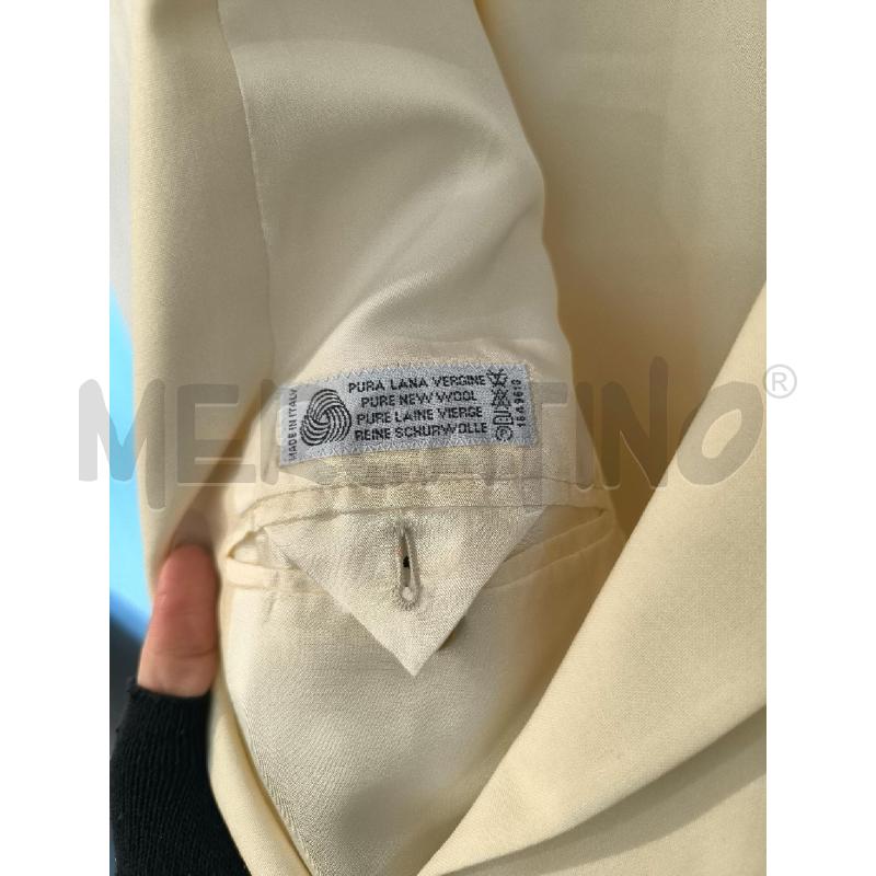 GIACCA UOMO PURA LANA VERGINE CREMA | Mercatino dell'Usato Mestre 2
