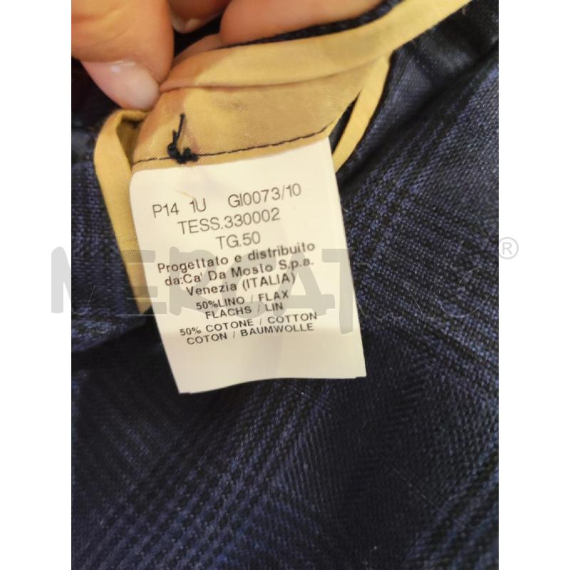 GIACCA UOMO SEVENTY QUADRI BLU DOPPIOPETTO | Mercatino dell'Usato Mestre 4