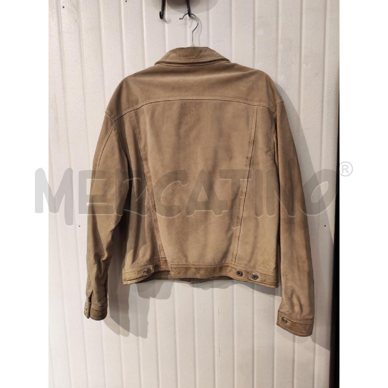 GIACCA UOMO UNDERGROUND BEIGE PELLE SCAMOSCIATA  | Mercatino dell'Usato Mestre 3