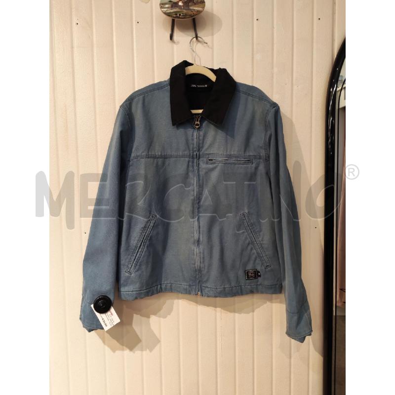 GIACCA UOMO ZARA JEANS AZZURRA SIMIL JEANS | Mercatino dell'Usato Mestre 1