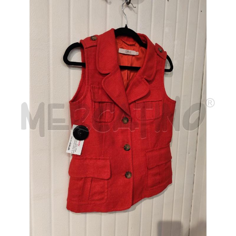 GILET DONNA RED VALENTINO ROSSO CON BOTTONI | Mercatino dell'Usato Mestre 3