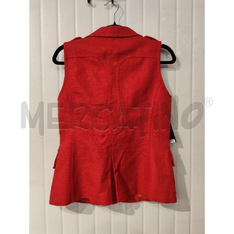 GILET DONNA RED VALENTINO ROSSO CON BOTTONI | Mercatino dell'Usato Mestre 4