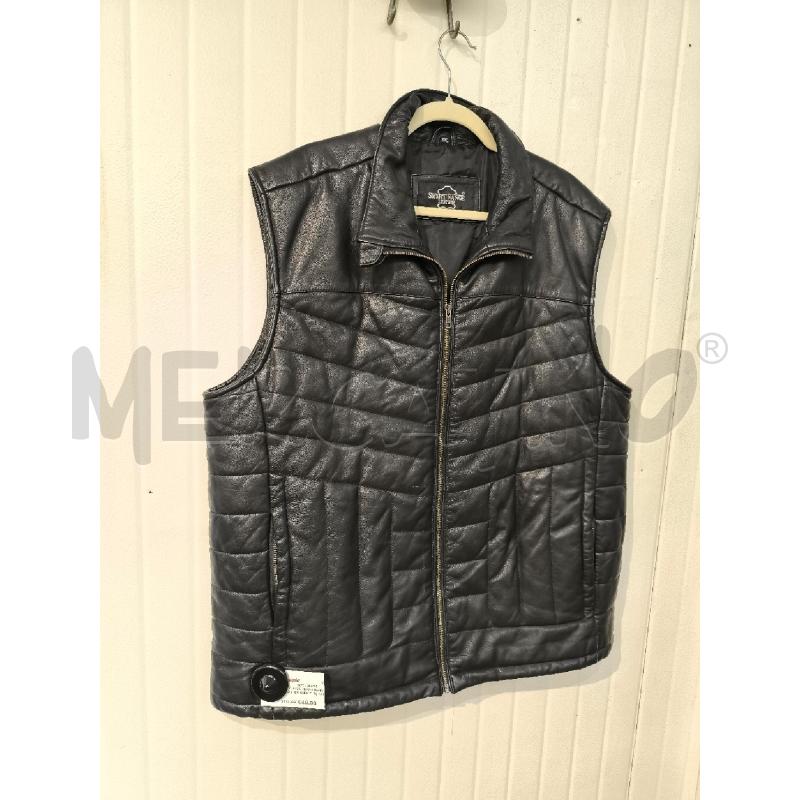 GILET UOMO SMART RANGE LEATHER NERO TRAPUNTATO  | Mercatino dell'Usato Mestre 3