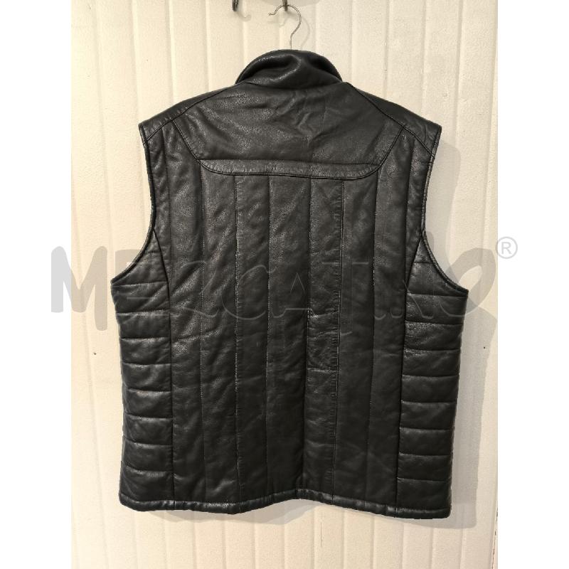 GILET UOMO SMART RANGE LEATHER NERO TRAPUNTATO  | Mercatino dell'Usato Mestre 4
