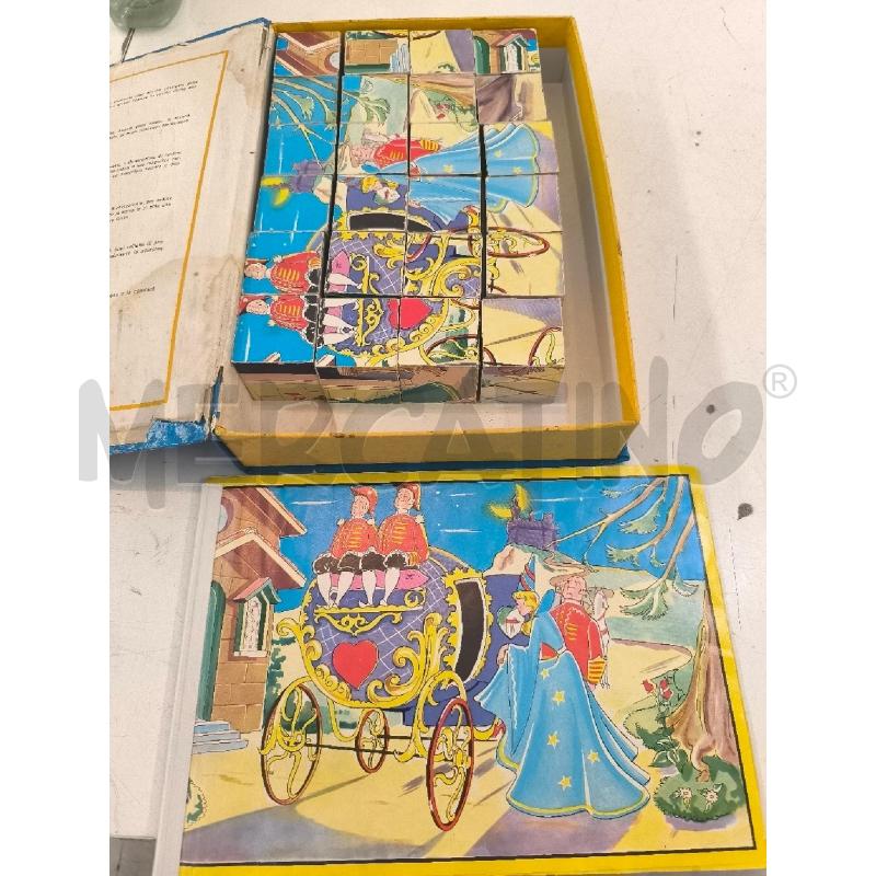 GIOCO CUBI ANNI 60 CENERENTOLA | Mercatino dell'Usato Mestre 2