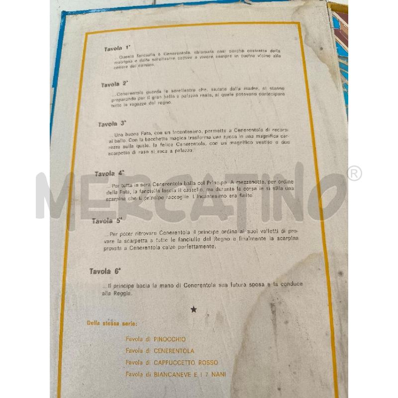GIOCO CUBI ANNI 60 CENERENTOLA | Mercatino dell'Usato Mestre 3