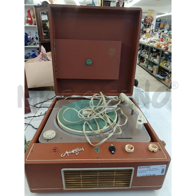 GIRADISCHI TELEFUNKEN MUSIKUS | Mercatino dell'Usato Mestre 1