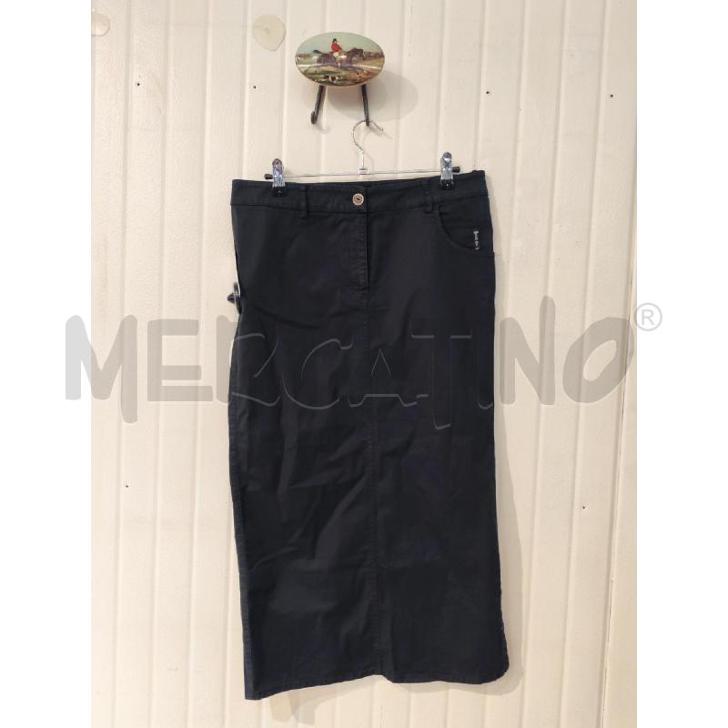 GONNA ARMANI JEANS NERA DENIM CON SPACCO | Mercatino dell'Usato Mestre 1